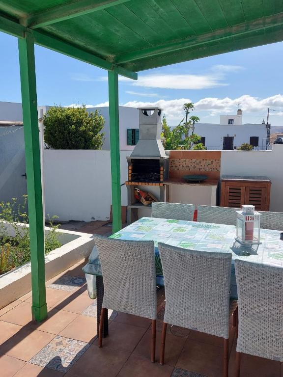 Balkón alebo terasa v ubytovaní Casa Antonia Reyes, a la sombra de Famara