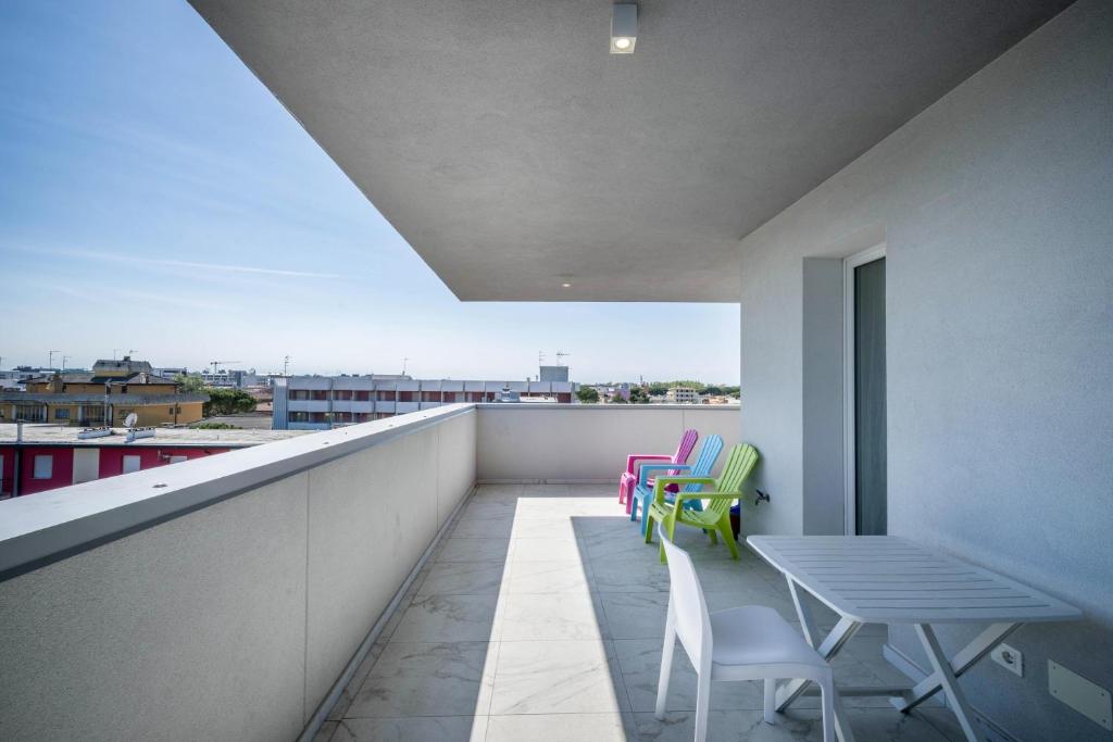 A balcony or terrace at Planet Suite 103
