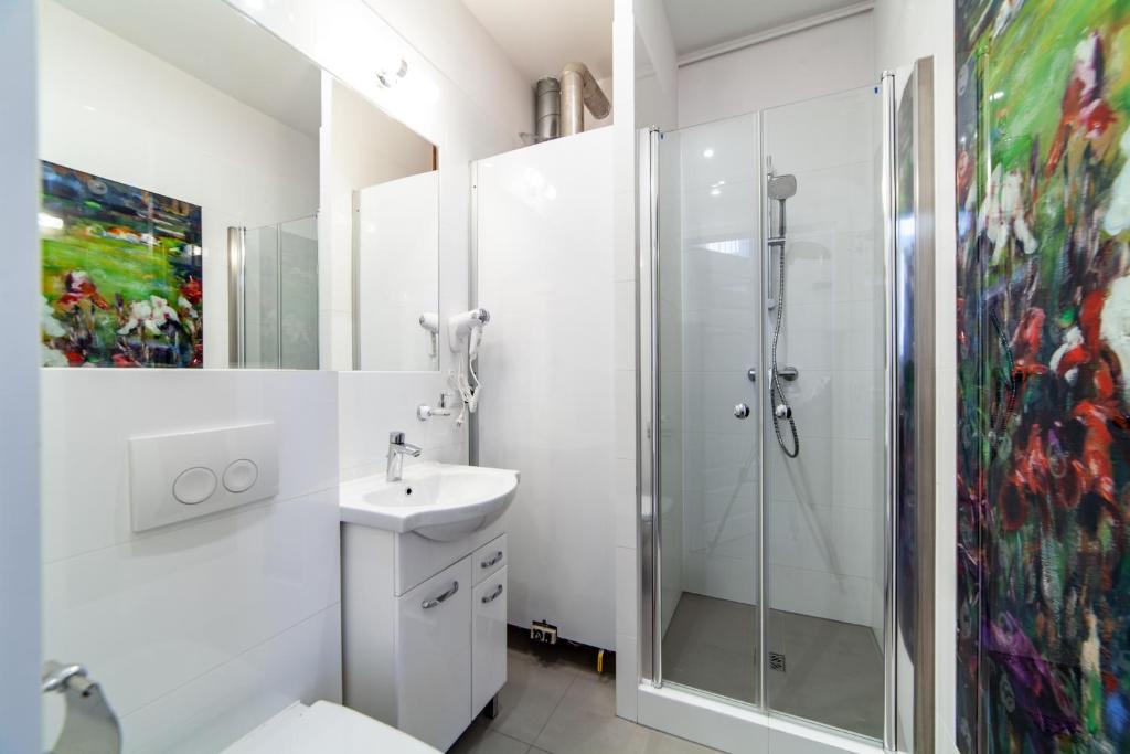 Kúpeľňa v ubytovaní MILU Apartments Kurkowa