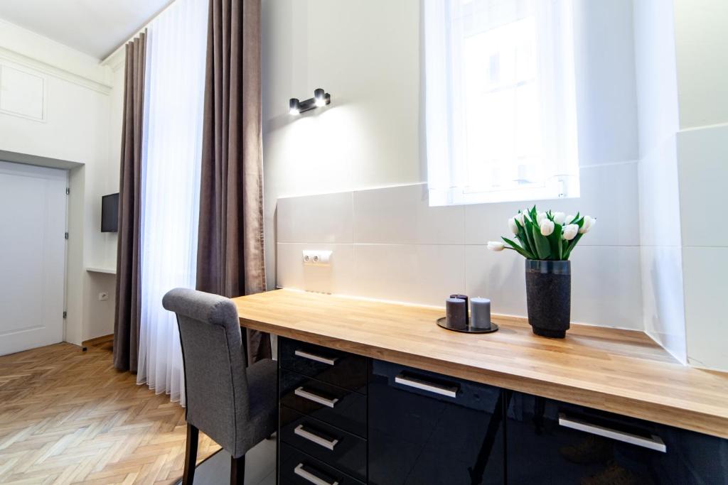 Kuchyňa alebo kuchynka v ubytovaní MILU Apartments Kurkowa