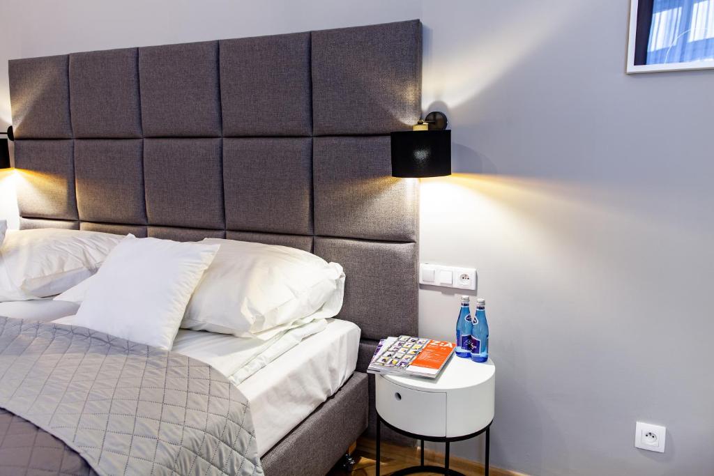Posteľ alebo postele v izbe v ubytovaní MILU Apartments Kurkowa