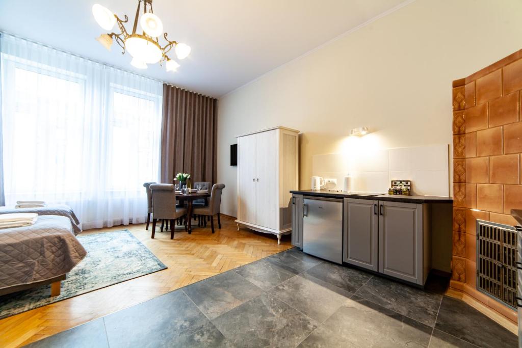 Posteľ alebo postele v izbe v ubytovaní MILU Apartments Kurkowa