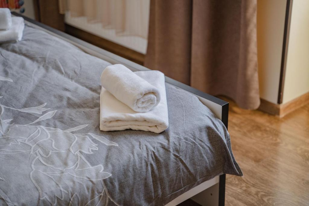 Postel nebo postele na pokoji v ubytování Telav Holl