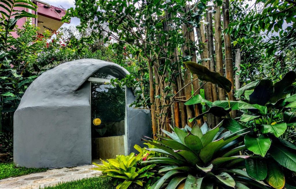 Zahrada ubytování Pousada Zazen