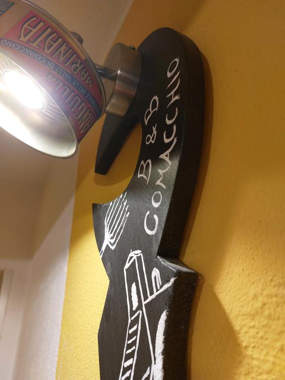 Certifikát, hodnocení, plakát nebo jiný dokument vystavený v ubytování B&B Comacchio