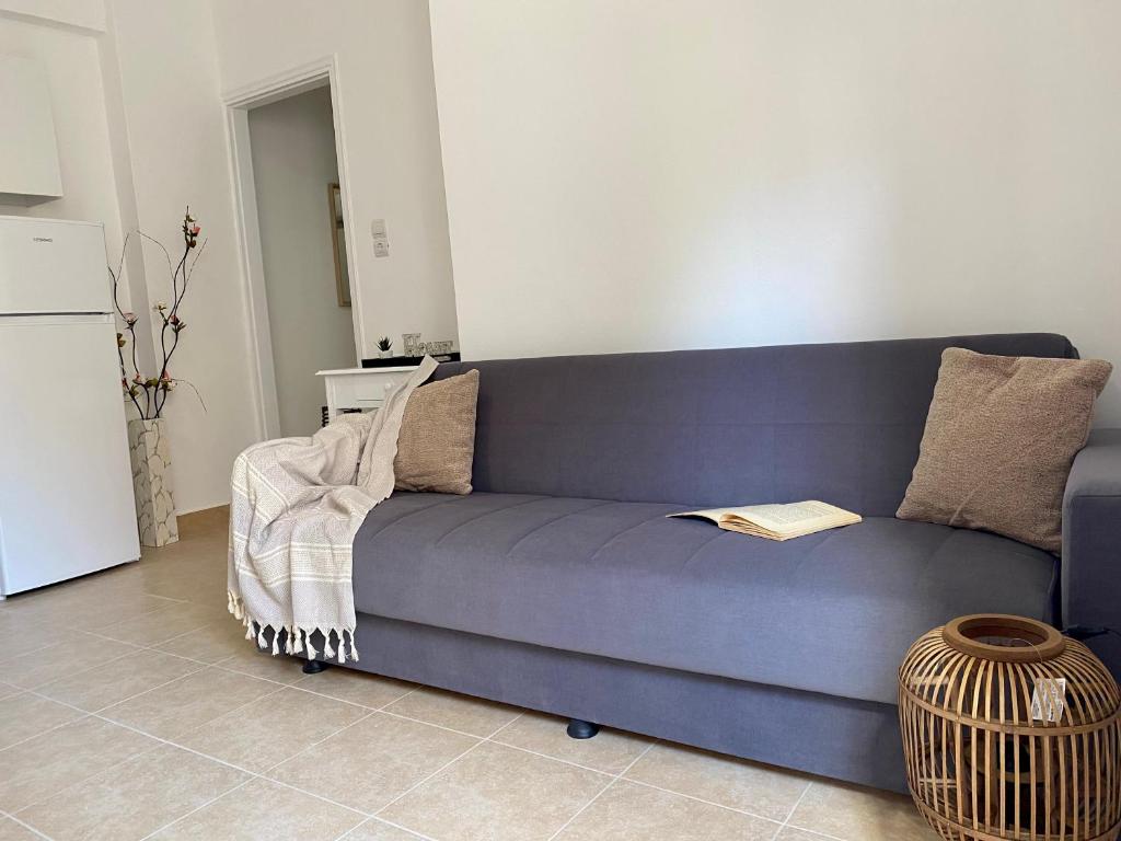 Część wypoczynkowa w obiekcie El Greco Apartment in Kos Town, Walking Distance to the Beach - No 15