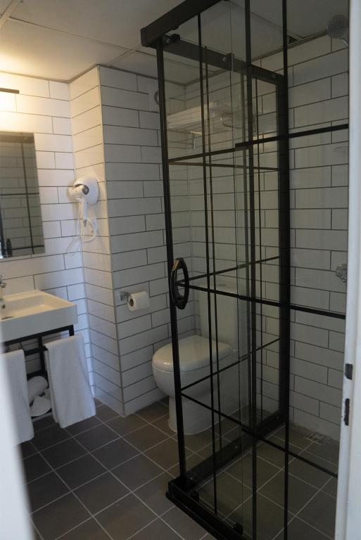 Koupelna v ubytování Z OTEL