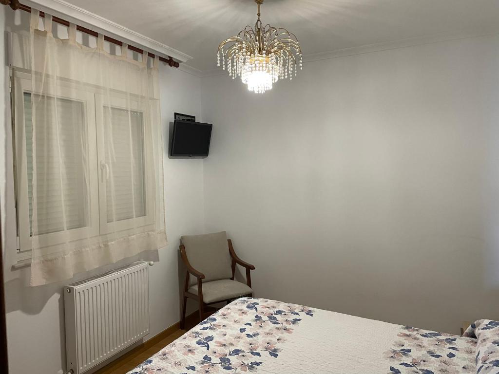 Postel nebo postele na pokoji v ubytování Apartamento Vistas al mar