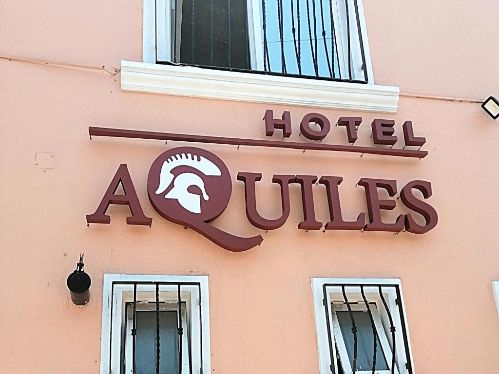 Certifikát, hodnocení, plakát nebo jiný dokument vystavený v ubytování Hotel Aquiles