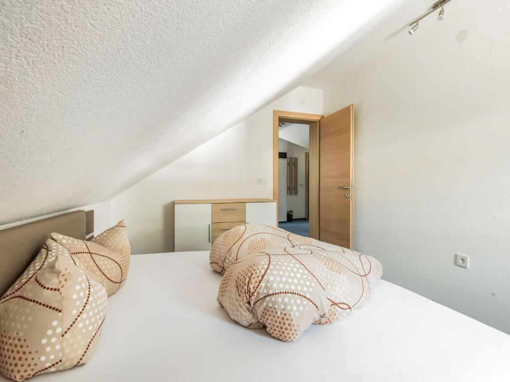 Postel nebo postele na pokoji v ubytování Haus Susi
