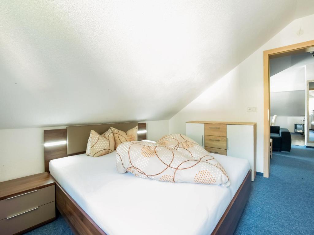 Postel nebo postele na pokoji v ubytování Haus Susi