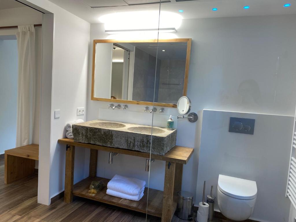 Kúpeľňa v ubytovaní HOTEL MAS ARET