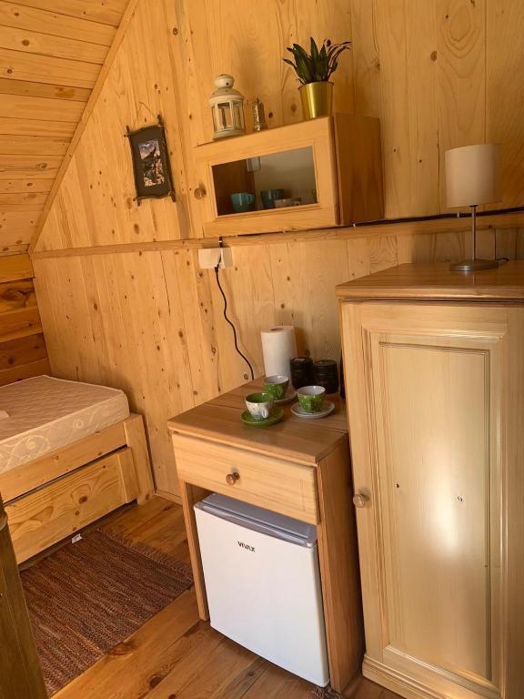 A kitchen or kitchenette at Oaza mira, Kokin Brod