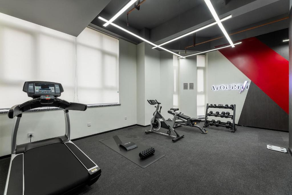 Fitness centrum a/nebo fitness zařízení v ubytování Atour Hotel Xian Software Park High-Tech 3rd Road