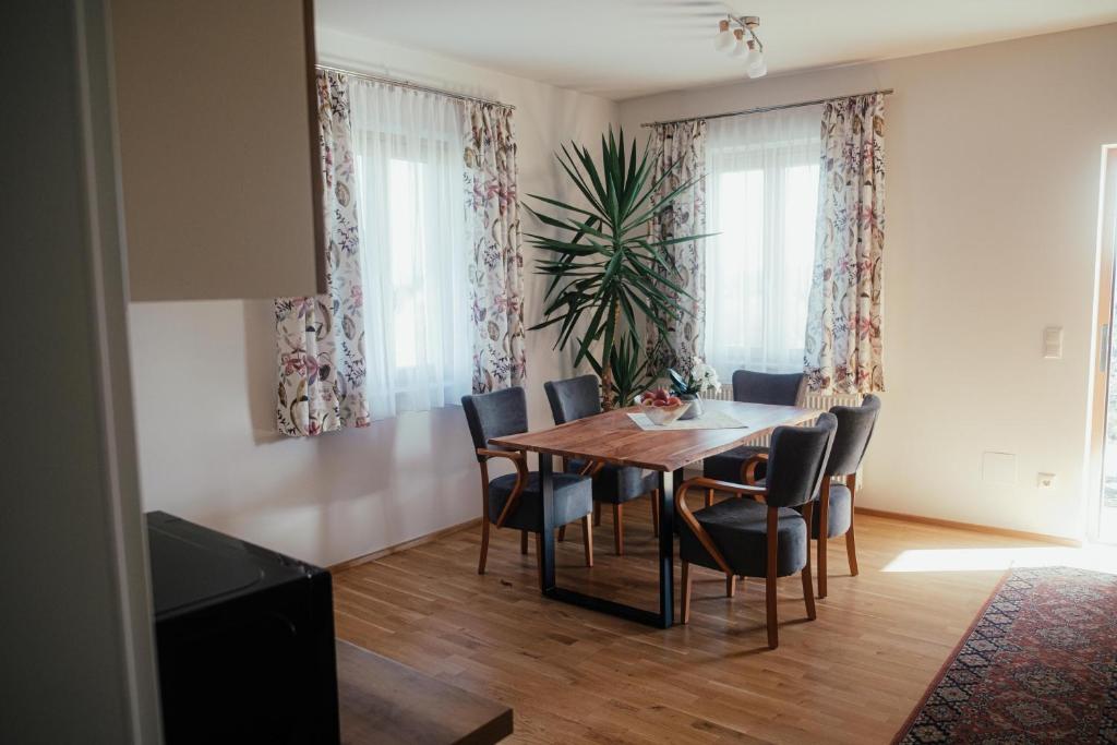 Posezení v ubytování Gästehaus Jeindl