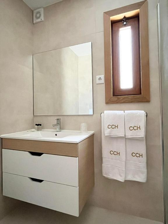Koupelna v ubytování Casa Das Chães