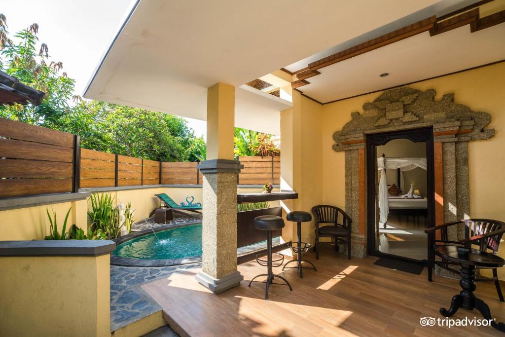 Patio nebo venkovní prostory v ubytování Bali Ayu Hotel & Villas