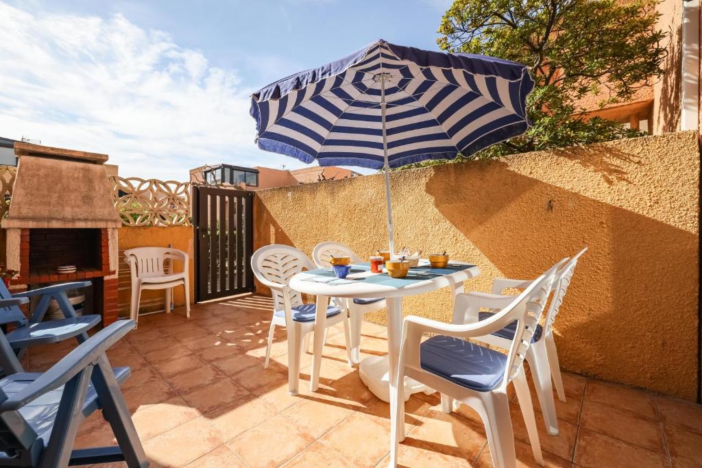 Patio nebo venkovní prostory v ubytování L'équinoxe