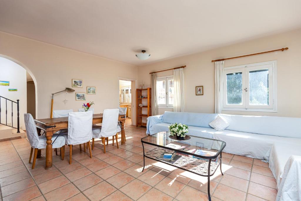 Posezení v ubytování Villa Eythimia
