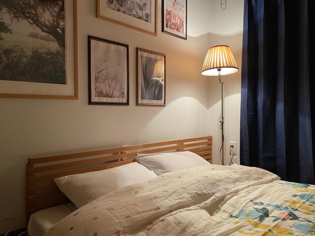 Postel nebo postele na pokoji v ubytování Guesthouse Nagonde