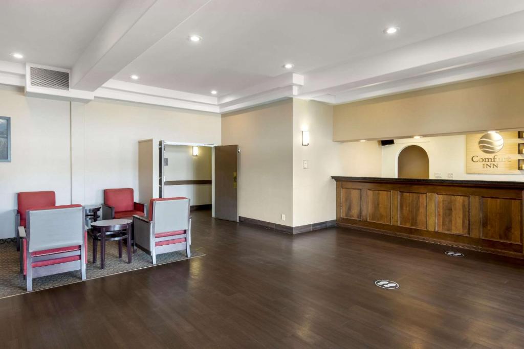 Een zitgedeelte bij Comfort Inn