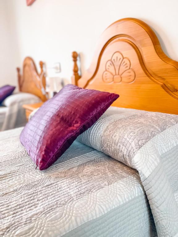A bed or beds in a room at Sarnadela