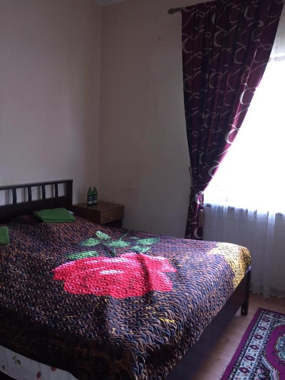 Postel nebo postele na pokoji v ubytování Гостевой дом Кристина