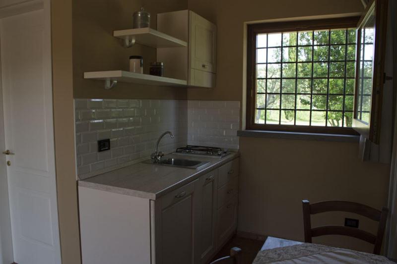A kitchen or kitchenette at Agriturismo Scuderie della Contea