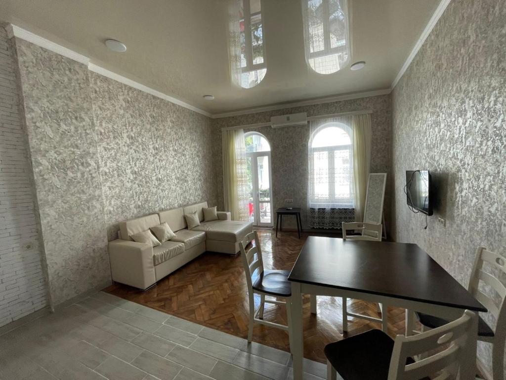Гостиная зона в Центр города Батуми Apartment Rustaveli 13