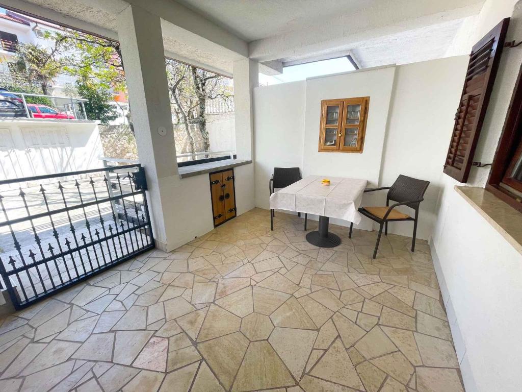 Balkón nebo terasa v ubytování Apartments in Crikvenica 41207