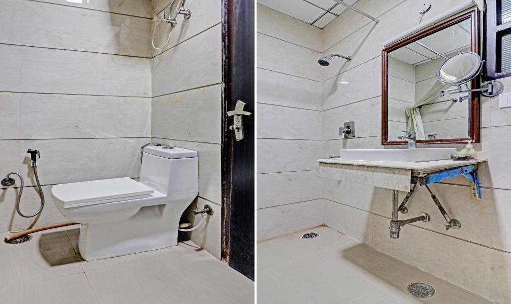 Koupelna v ubytování Itsy Hotels Hamlets Stay