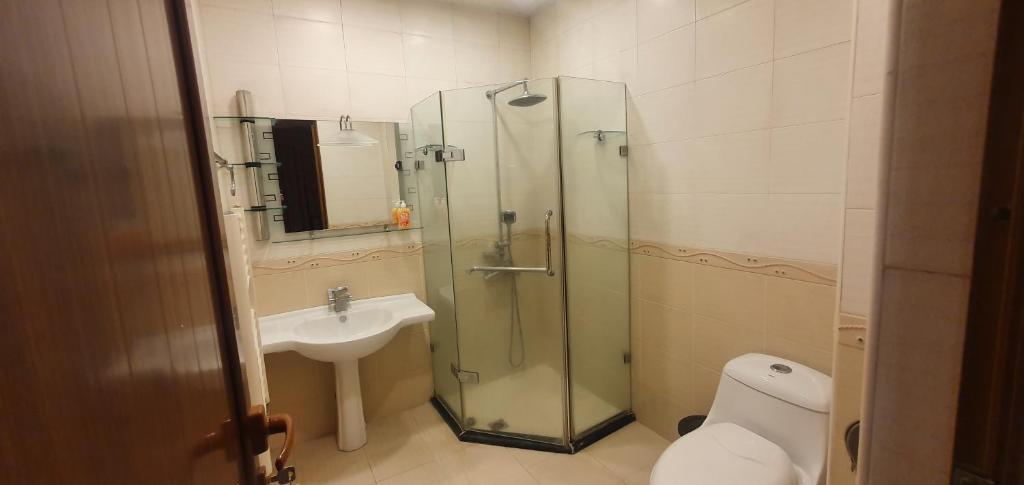 Koupelna v ubytování Guest house YEREVAN
