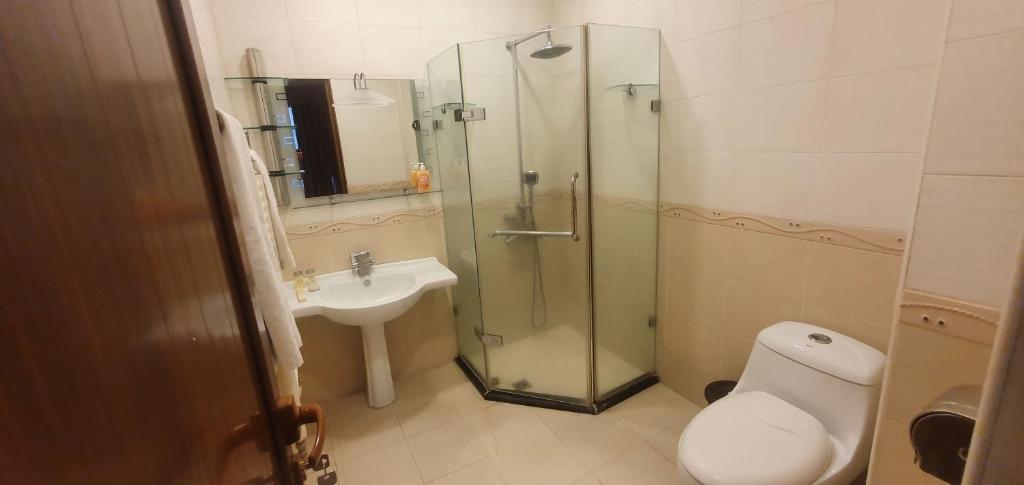 Koupelna v ubytování Guest house YEREVAN