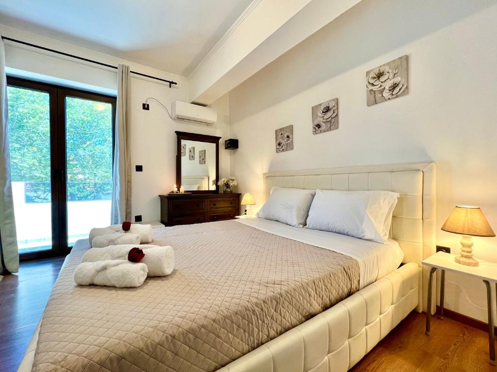 Postel nebo postele na pokoji v ubytování Beach Villa Verano with private pool by DadoVillas