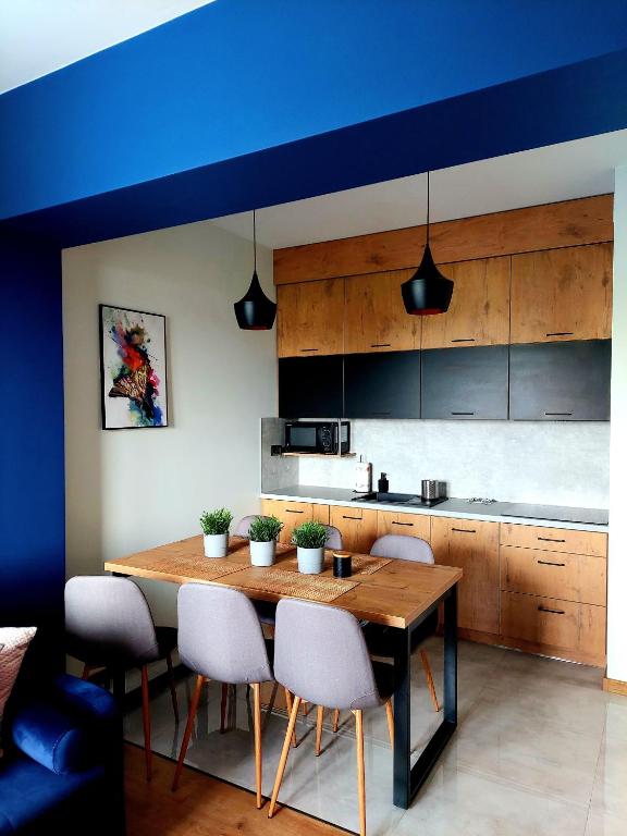 Kuchyňa alebo kuchynka v ubytovaní Apartament Komfort 17