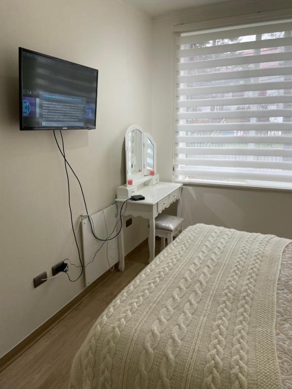 TV a/nebo společenská místnost v ubytování Apart Hotel R&P Depto A