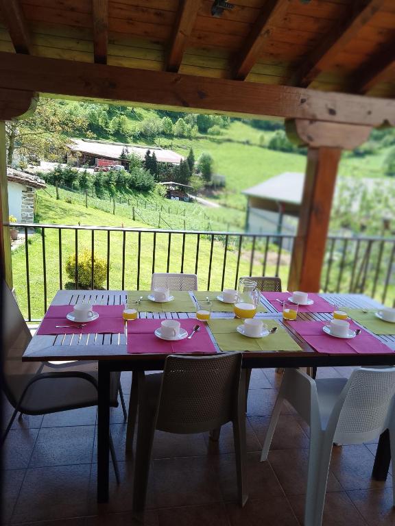 Balkón nebo terasa v ubytování Casa Rural Juankonogoia