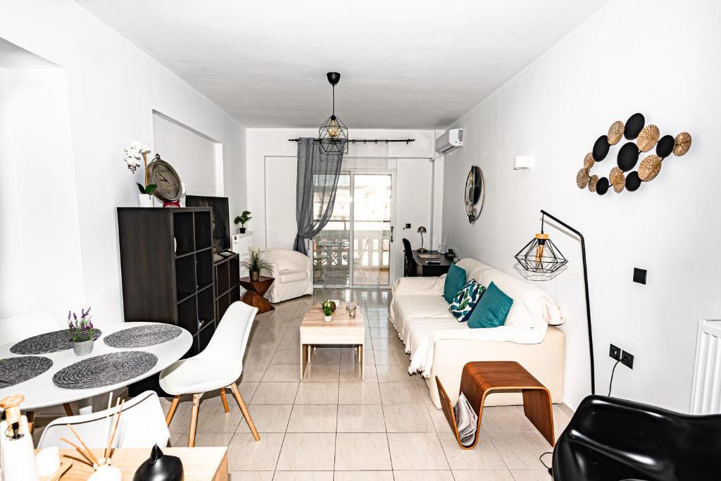 Posezení v ubytování Koum Kapi C1 - Private Parking - Seaside Apt