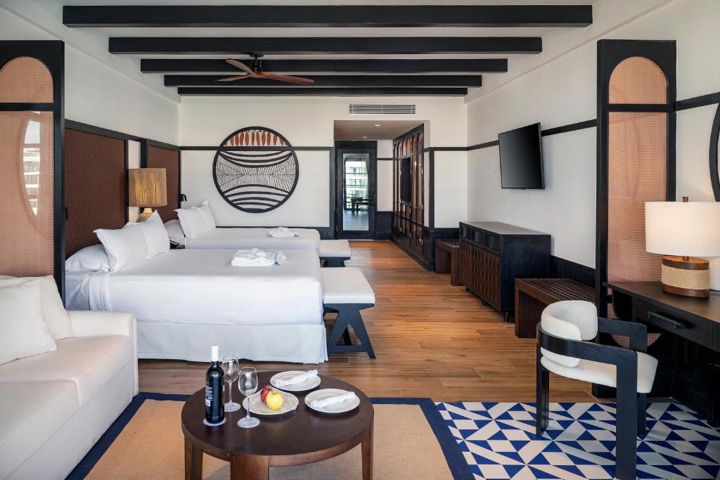 Istumisnurk majutusasutuses Ocean Eden Bay - Adults Only - All Inclusive