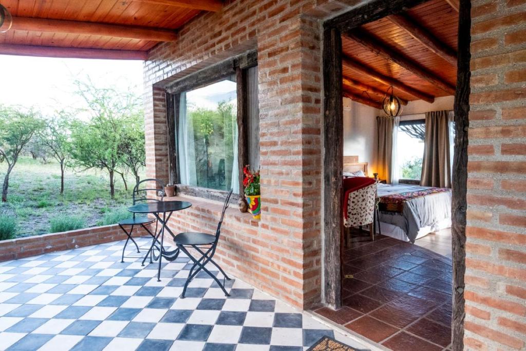 Balkón nebo terasa v ubytování Tantasiña Cabañas Suites de Montaña