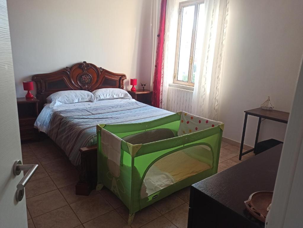 Posteľ alebo postele v izbe v ubytovaní Casa al Mare Fontespina