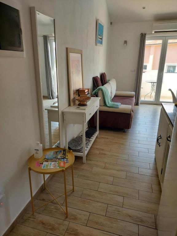 Ein Sitzbereich in der Unterkunft Villa Iva