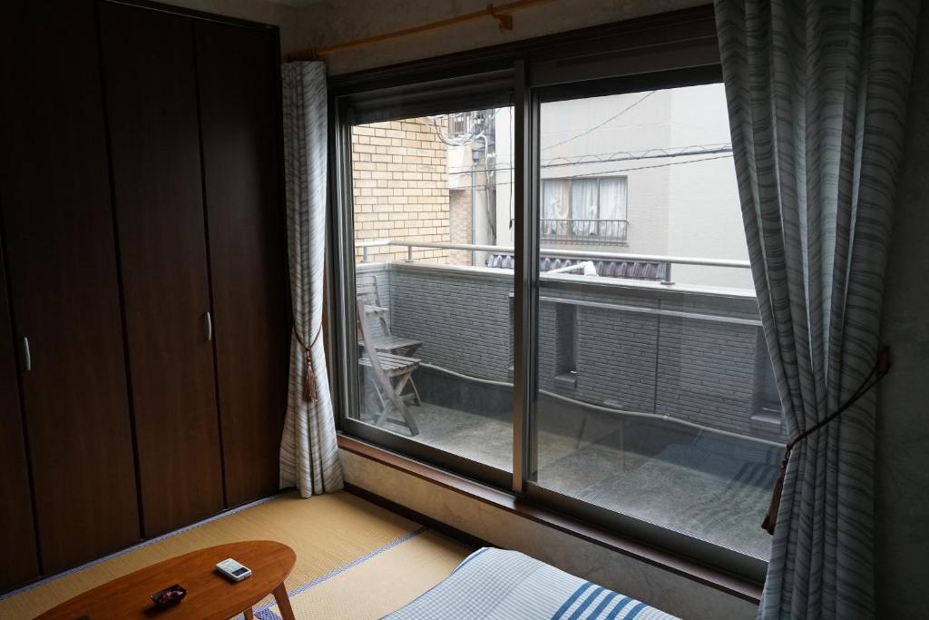 Balkón nebo terasa v ubytování Auberge du Tanuki Noir Maison d'Hôtes