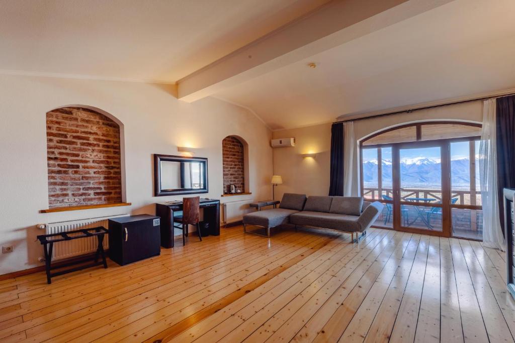 Posezení v ubytování Schuchmann Wines Château,Villas & SPA