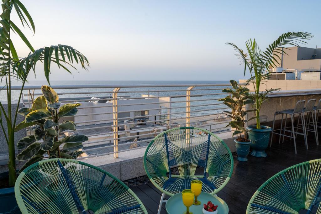 Balkón nebo terasa v ubytování Savoy Sea Side Hotel