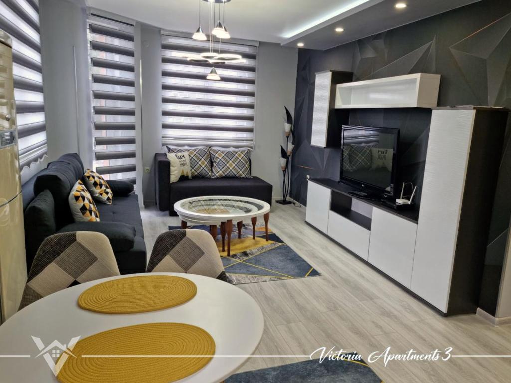 Posezení v ubytování Victoria apartments 3