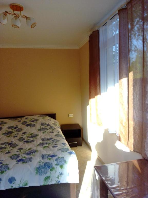 Postel nebo postele na pokoji v ubytování Гостевой дом Кристина