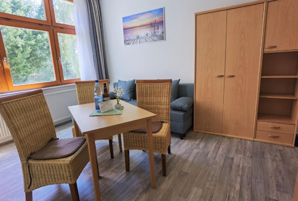 Posezení v ubytování Pension Boddenblick