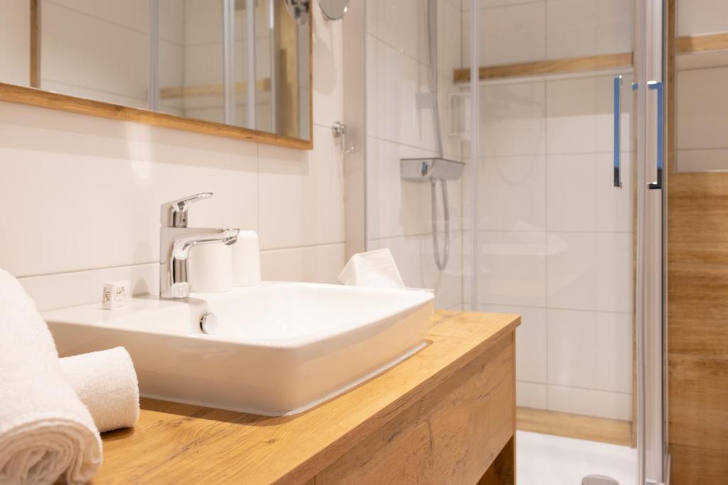 Koupelna v ubytování DEVA Hotel Renchtalblick