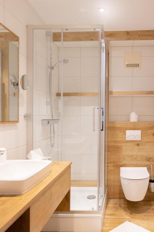 Koupelna v ubytování DEVA Hotel Renchtalblick